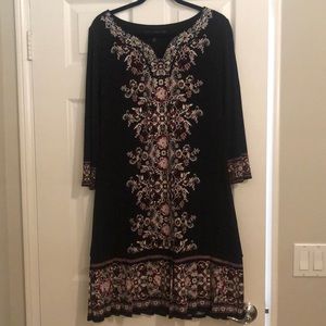 White House Black Market floral print dress